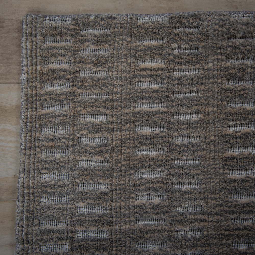 Rizzy Home Manhattan MAH701 Gray Area Rug Corner