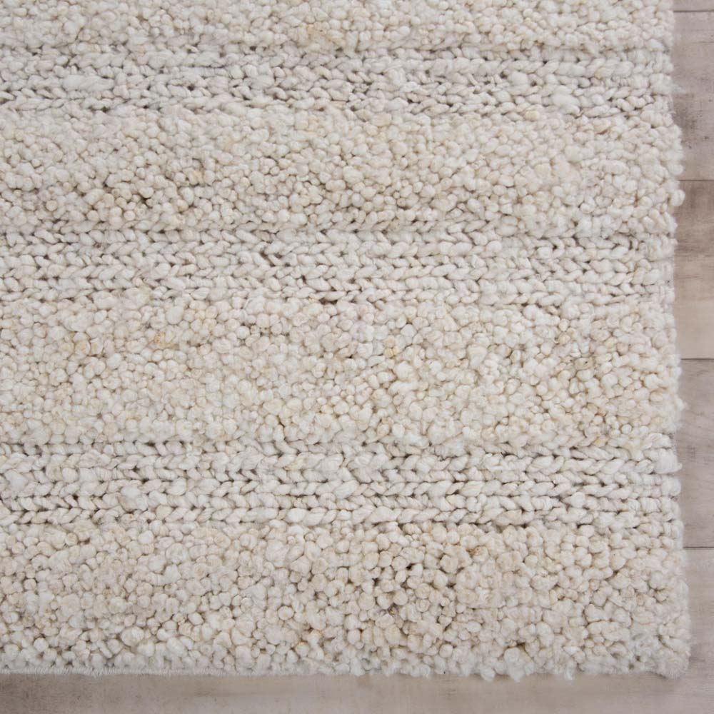 Rizzy Home Park View PKV398 Ivory Area Rug Corner