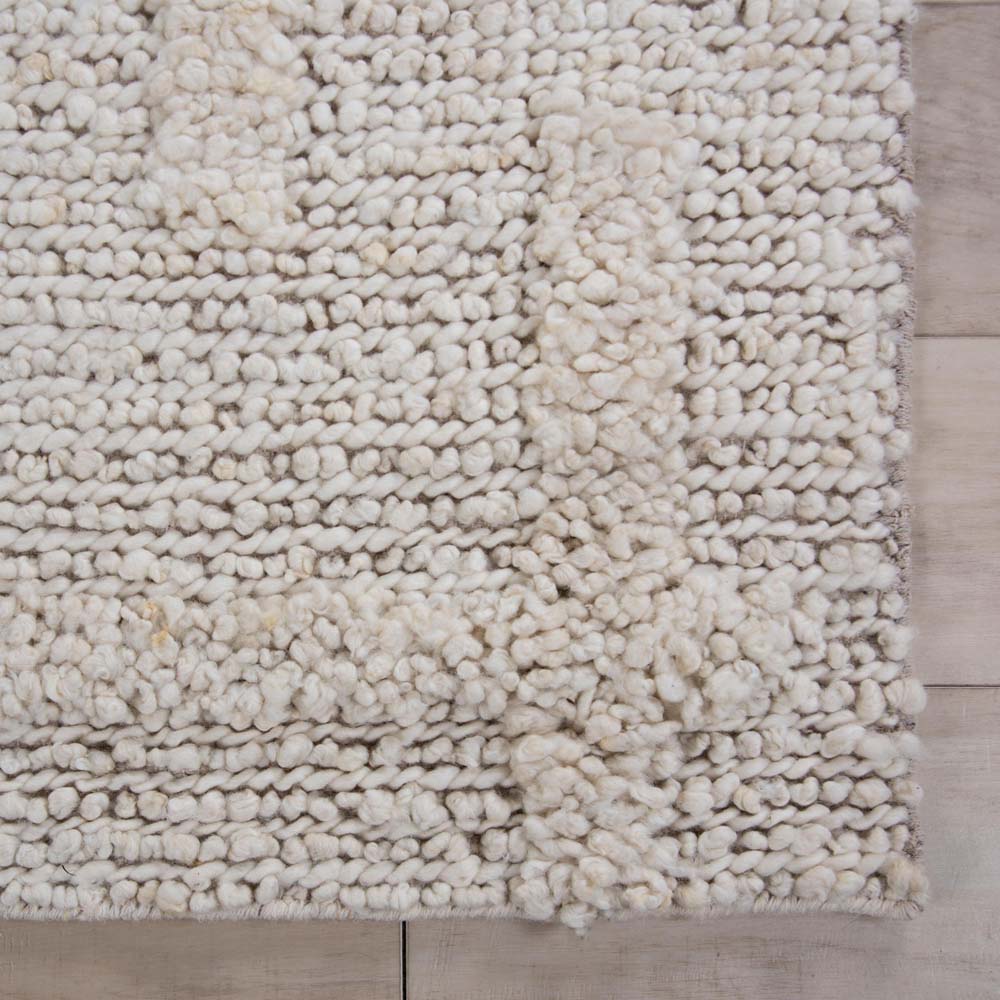 Rizzy Home Park View PKV399 Ivory Area Rug Corner