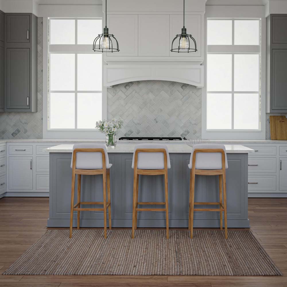 Rizzy Home Petra PET246 Taupe Area Rug Room Scene