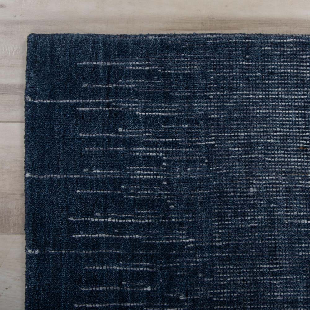 Rizzy Home Qatar QAT032 Blue Area Rug Corner