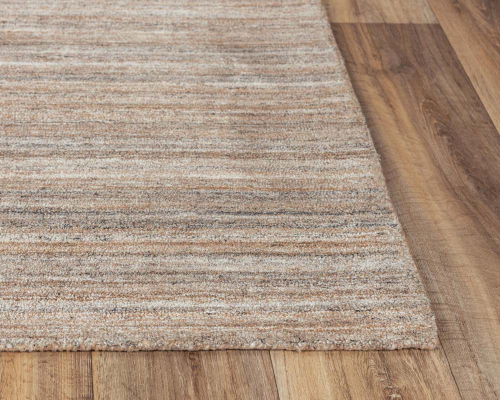 Rizzy Home Seasand SEA104 Brown Area Rug Corner