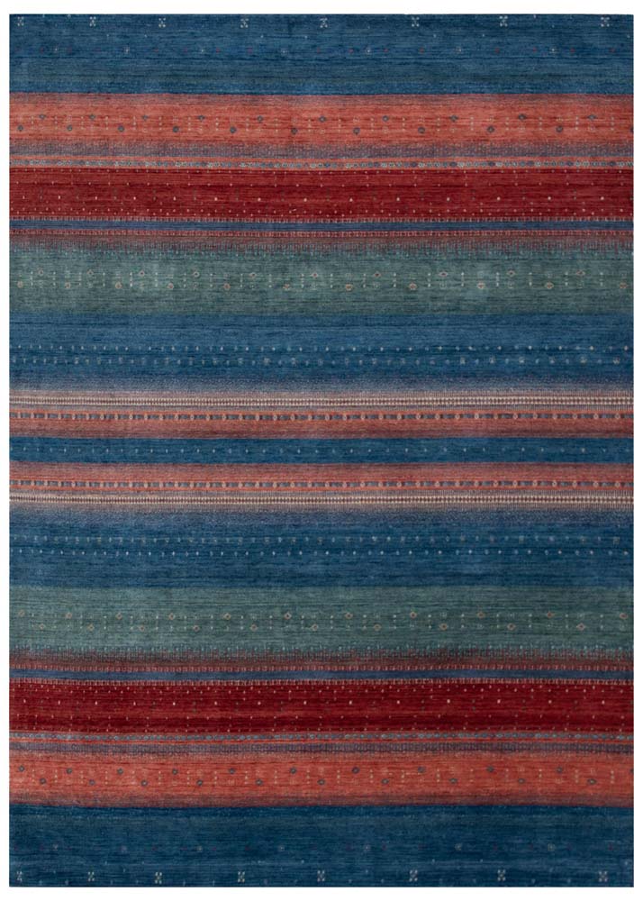 Rizzy Home Spectrum SPT209 Blue Area Rug
