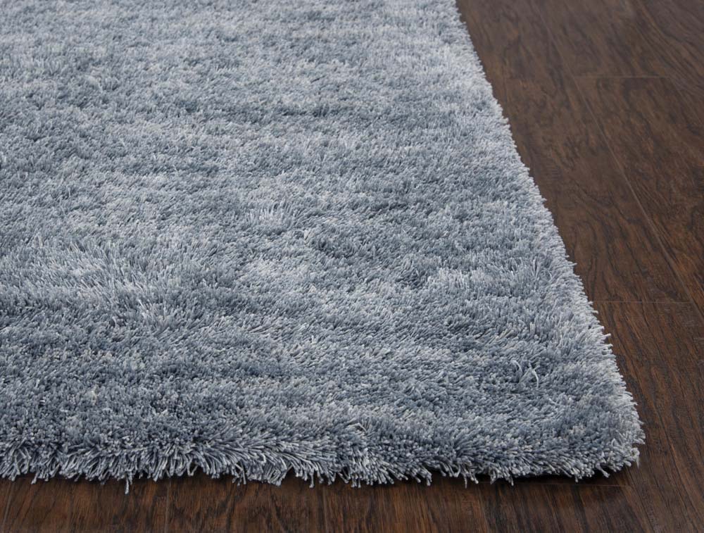 Rizzy Home Whistler WIS102 Blue Area Rug Corner