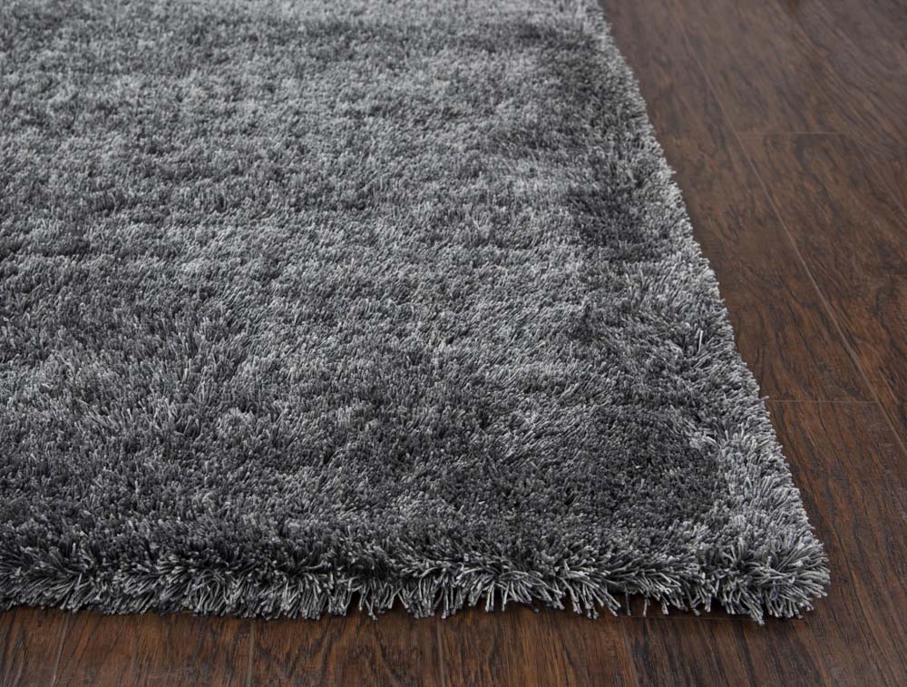 Rizzy Home Whistler WIS103 Gray Area Rug Corner