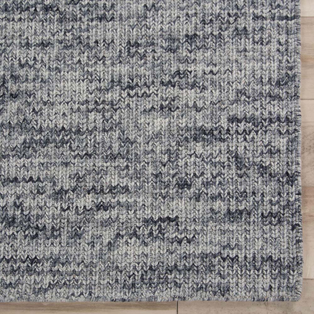 Rizzy Home Zag ZAG105 Gray Area Rug Corner