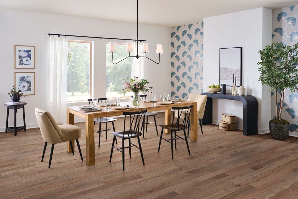 Armstrong Forest Way SRH4-K53S Idyllic Mountain 3/4" X 4" Oak Hardwood Flooring
Room Scene