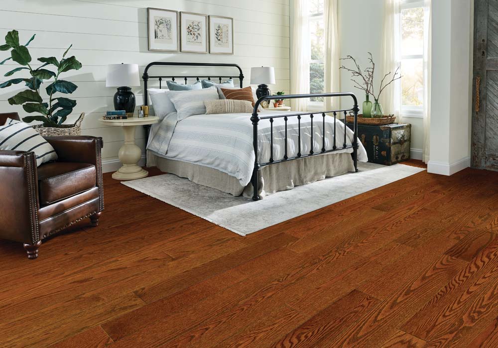 Armstrong Elevated Ridge SK5TP362W Autumnal Vibe 3/4" X 5" Oak Hardwood Flooring
Room Scene