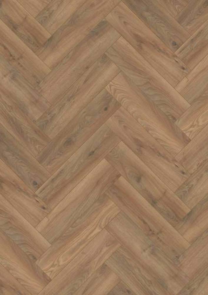 Kronoflooring Herringbone K5947 Historic Oak 5" X 25" 8 MM Laminate Flooring