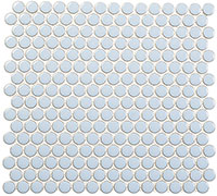 EFT8903 Effortless Collection 3/4" Penny Round Kool Vibe Mosaic Tile