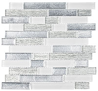 FPZ1423 Frost Plaza Brilliant Jewel Mosaic Tile