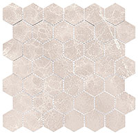 HNC6711 Harmonic Hex Mosaic Fugue DCOF Matte Hex Mosaic Mosaic Tile