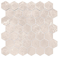HNC6724 Harmonic Hex Mosaic Fugue Polished Hex Mosaic Mosaic Tile