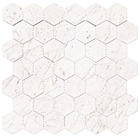 HNC6725 Harmonic Hex Mosaic Libretto Polished Hex Mosaic Mosaic Tile