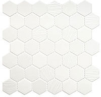 MGU9602 Meringue Swissel Mosaic Tile