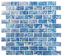 MKH1605 Mykonos Harbor Neon Waters Mosaic Tile