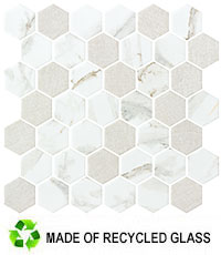 NBT5431 New Belfont Italica Charm Mosaic Tile