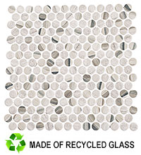 PX781 Pixels Dusted Ash Mosaic Tile