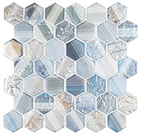 UPB2104 Uptown Beach Lido Down Mosaic Tile