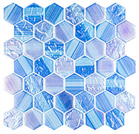 UPB2105 Uptown Beach Havanna Sky Mosaic Tile