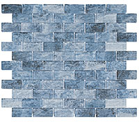 WNC5452 Wintour Castile Warwick Thrown Brick Mosaic Tile