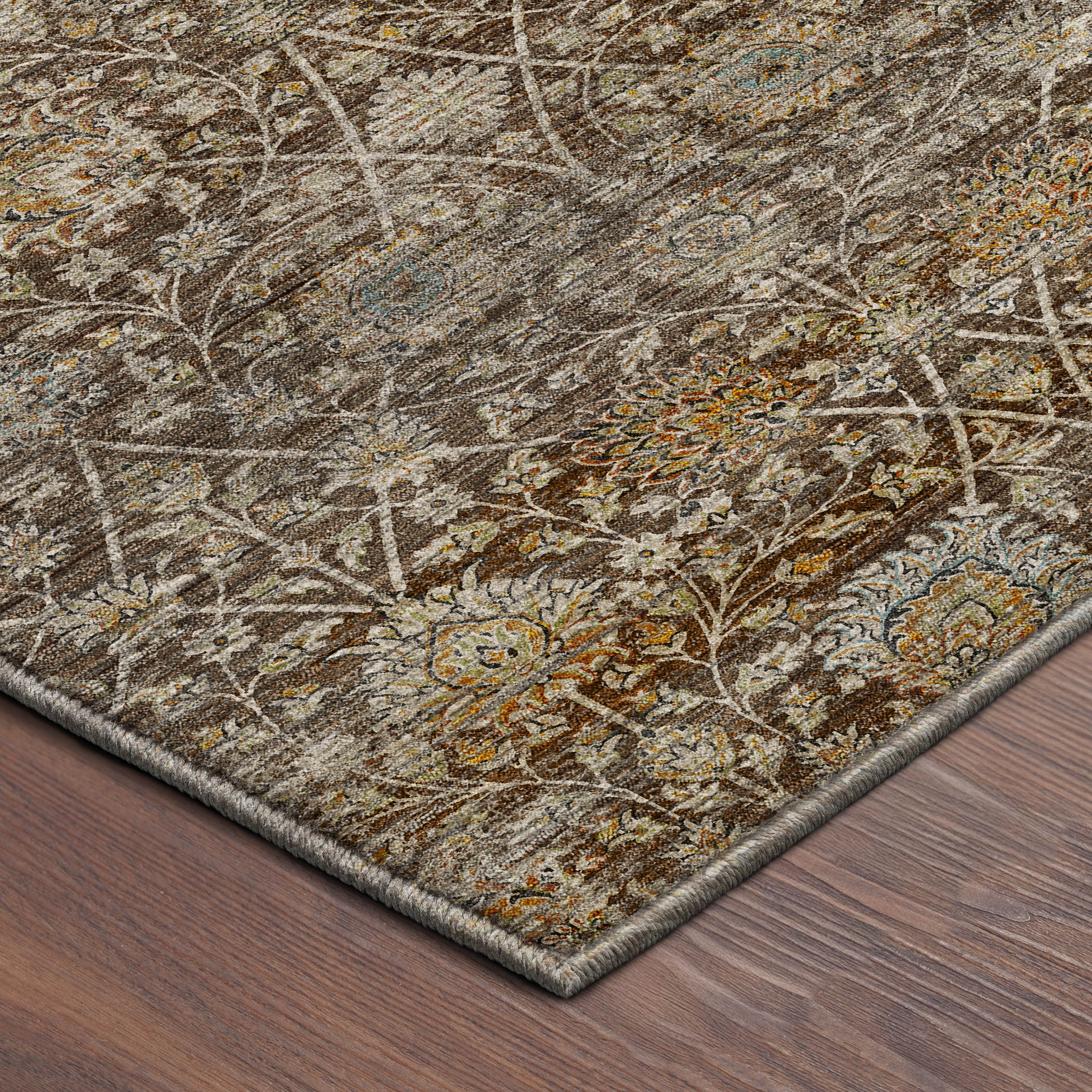 Dalyn Aristo AR3 Coffee Area Rug Corner