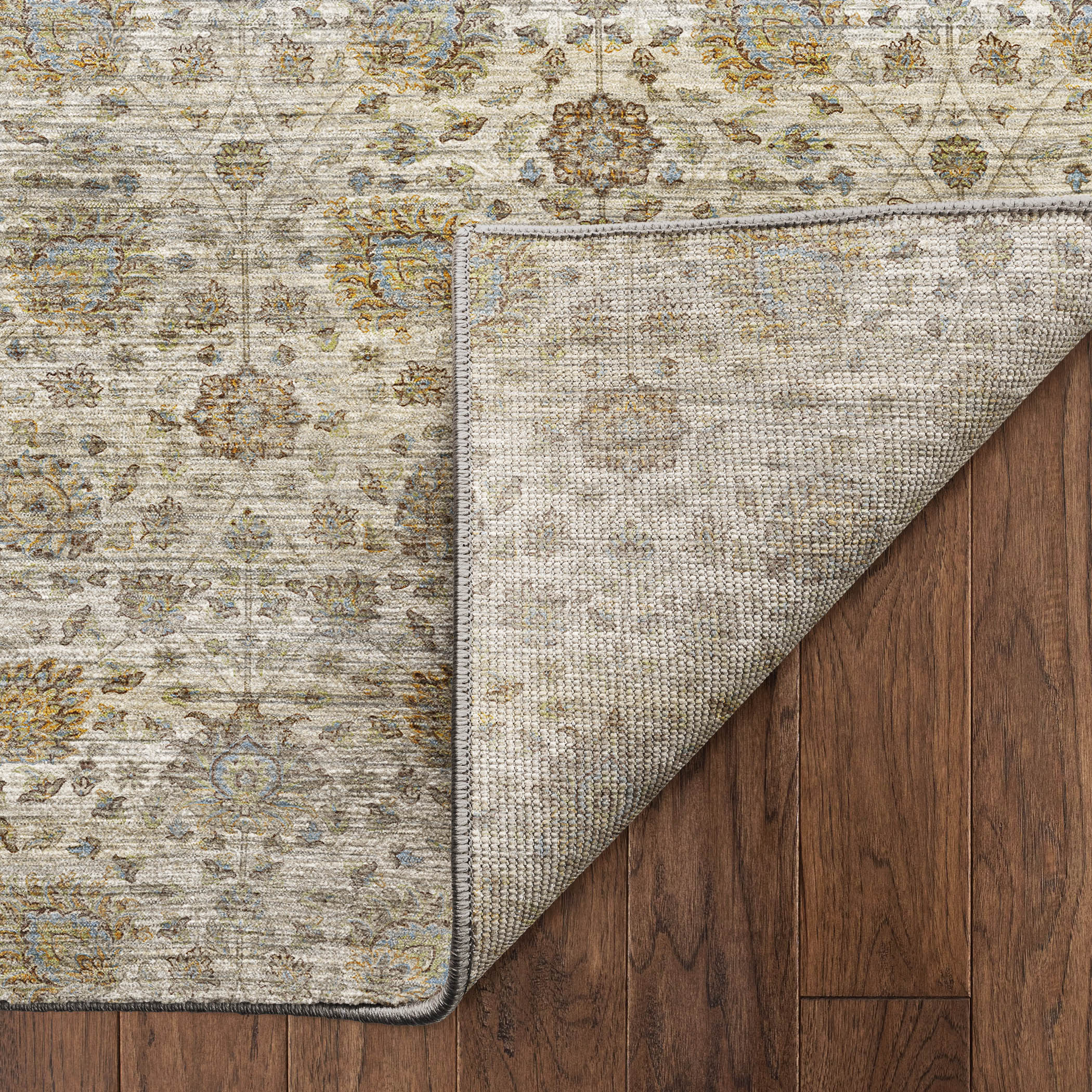 Dalyn Aristo AR3 Ivory Area Rug Back