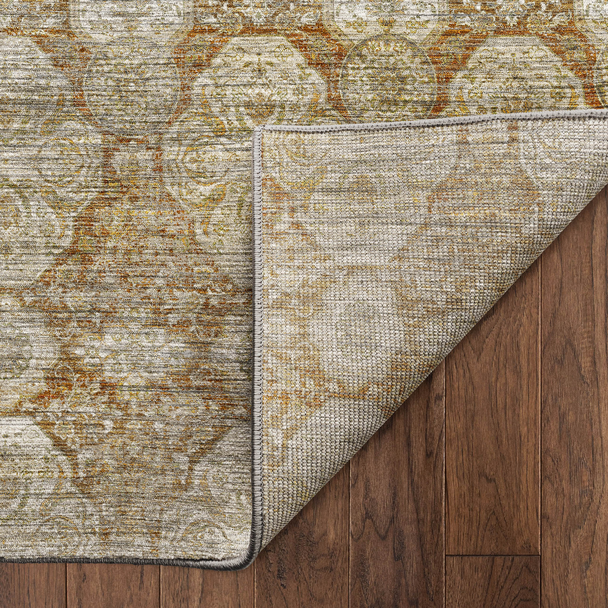 Dalyn Aristo AR8 Terracotta Area Rug Back