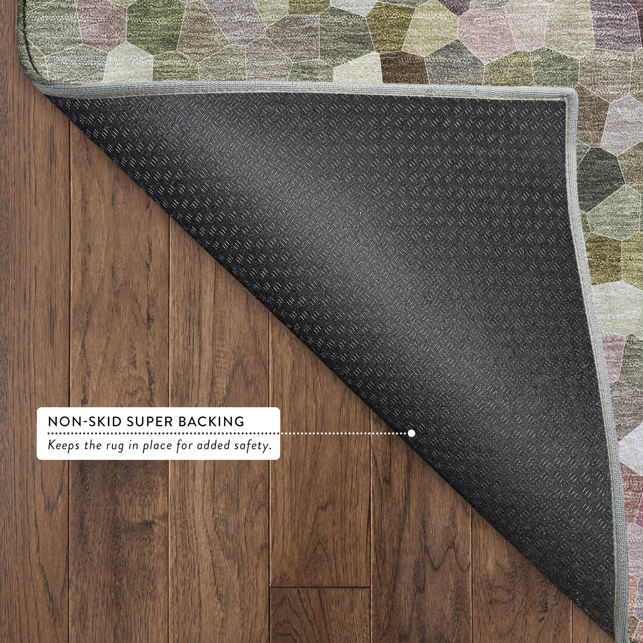 Dalyn Kaleidoscope KL1 Meadow Area Rug Back