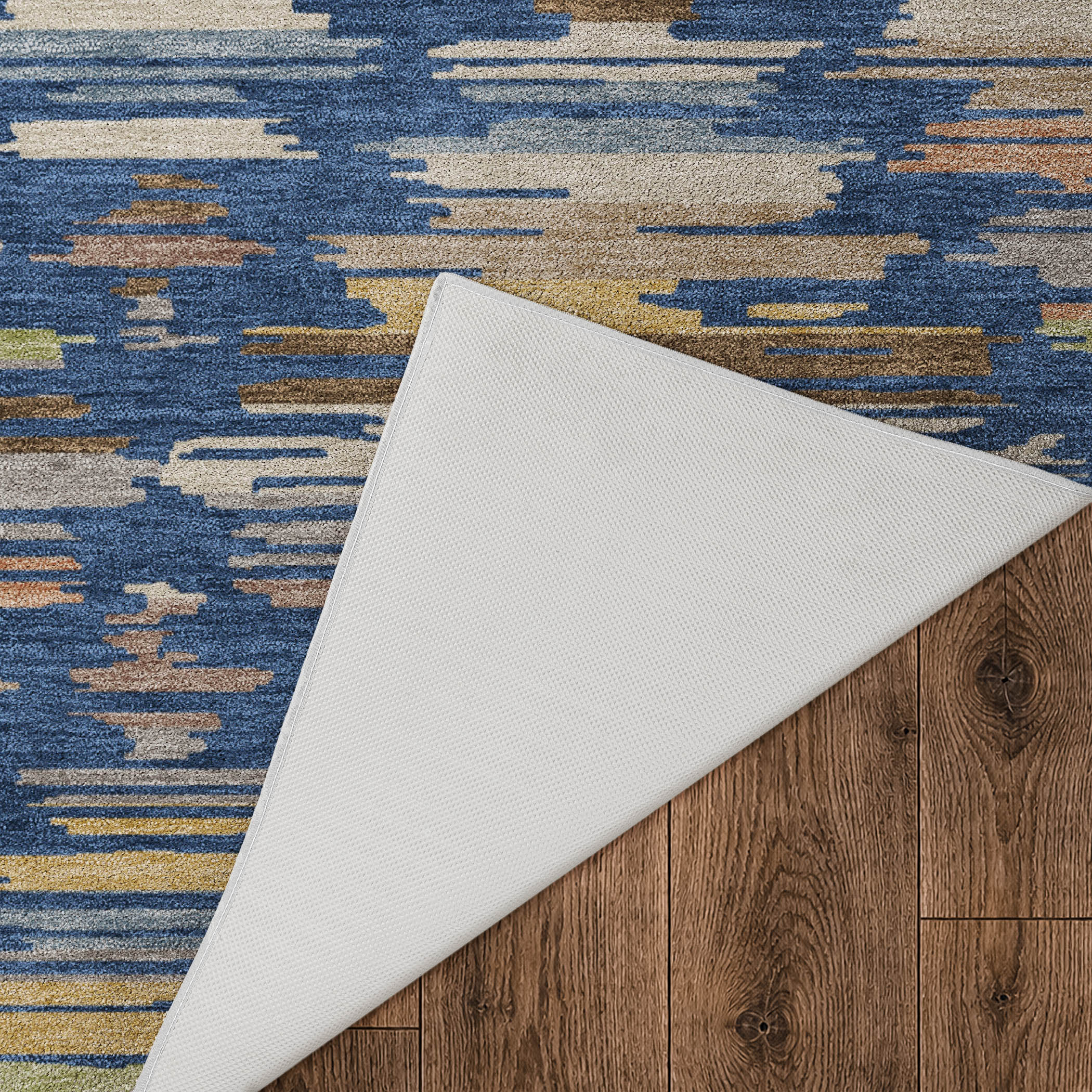 Dalyn Kenner KN2 Navy Area Rug Back