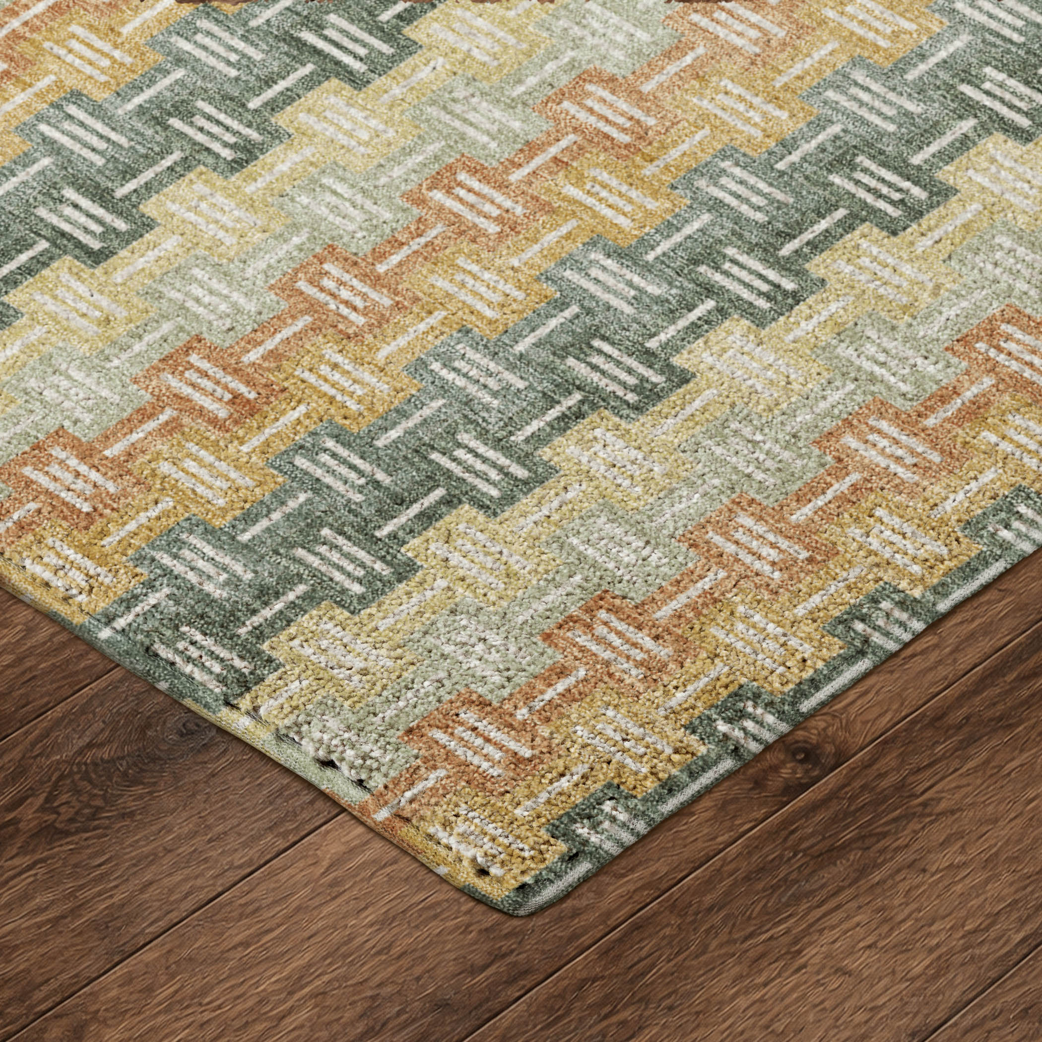 Dalyn Kenner KN3 Basil Area Rug Corner