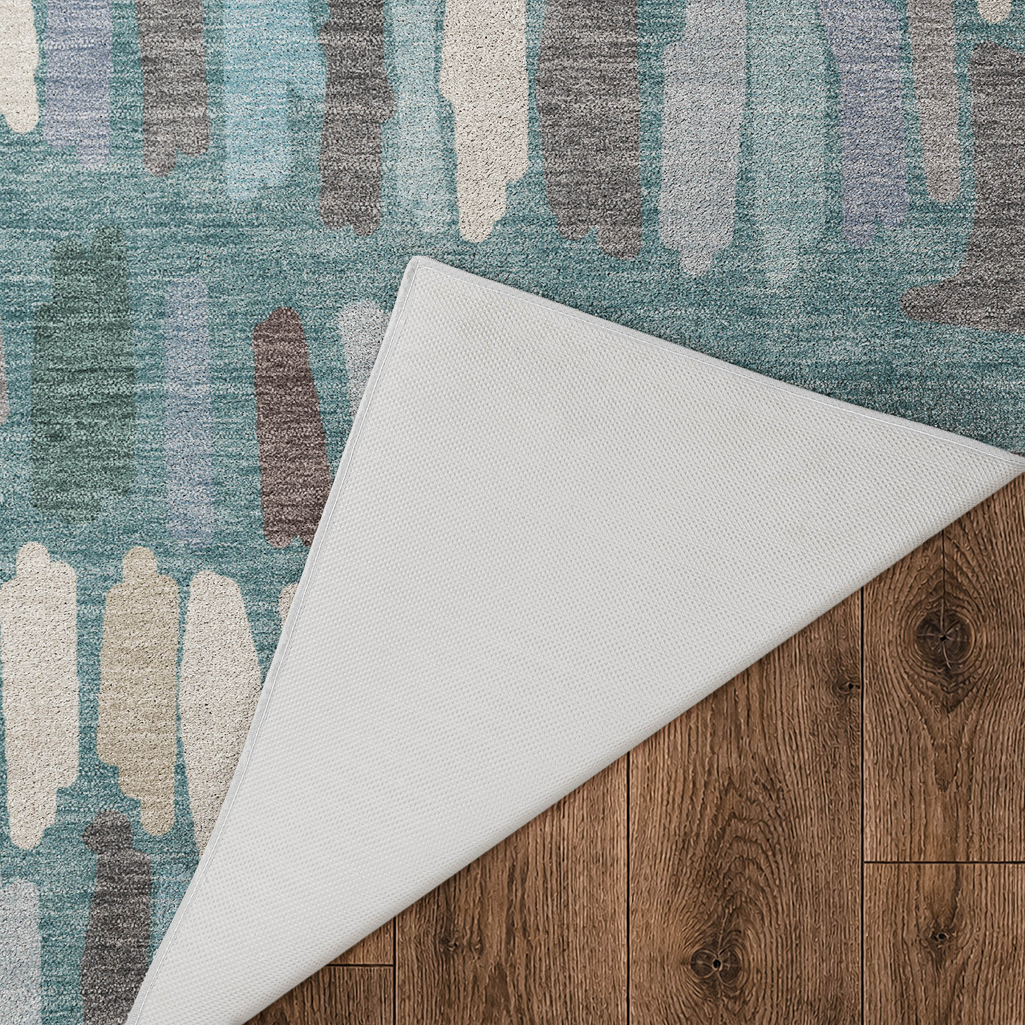 Dalyn Kenner KN5 Teal Area Rug Back