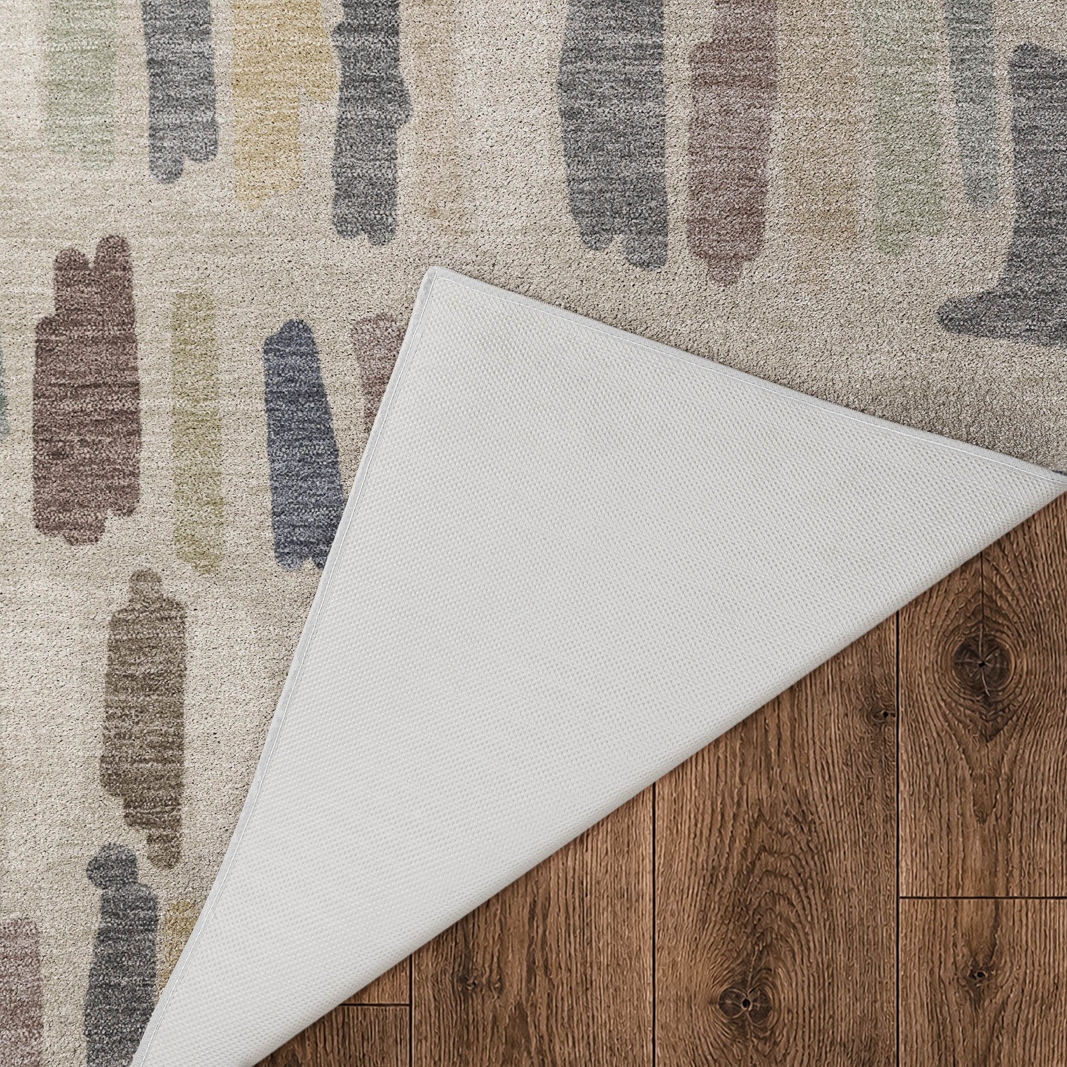 Dalyn Kenner KN5 Linen Area Rug Back