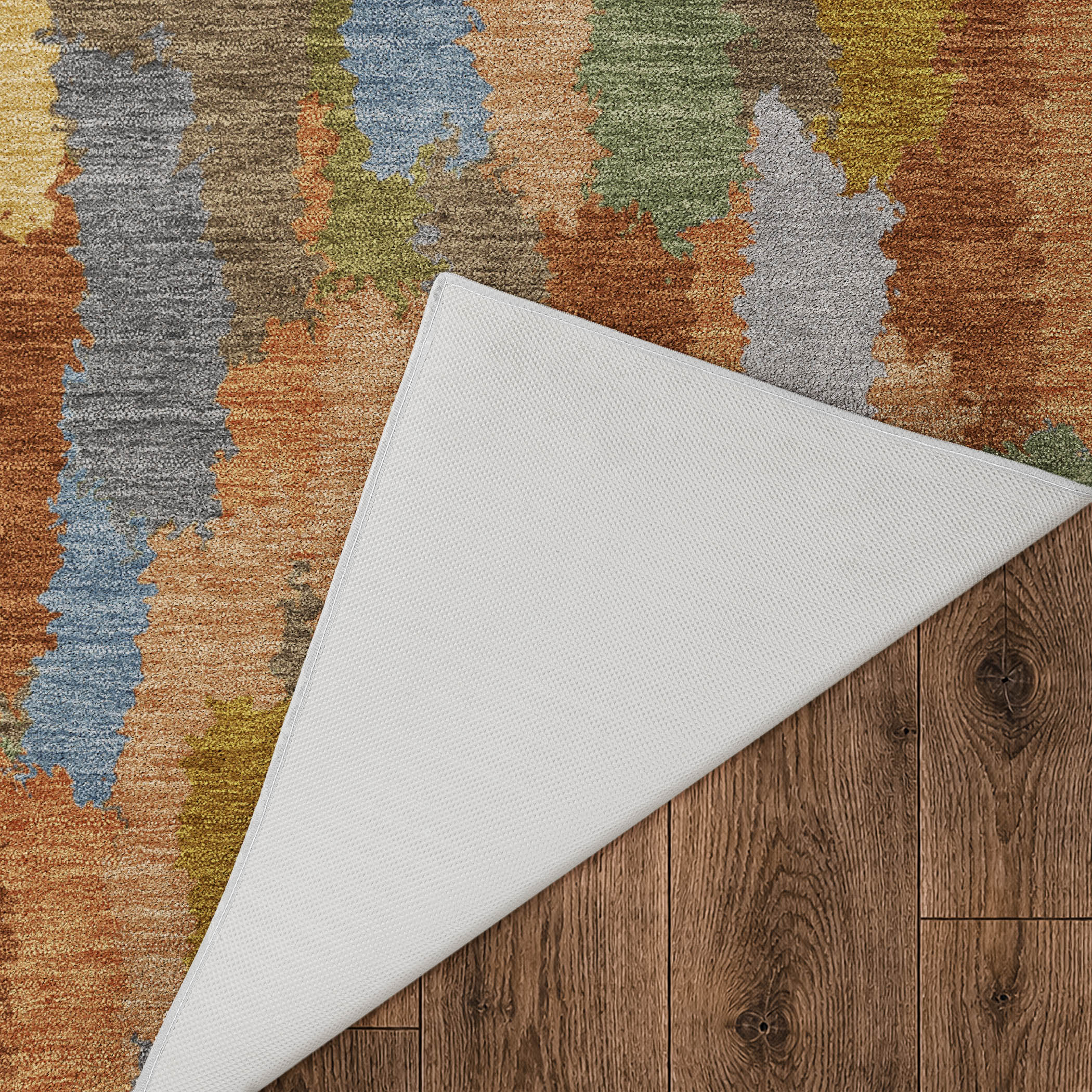 Dalyn Kenner KN6 Copper Area Rug Back