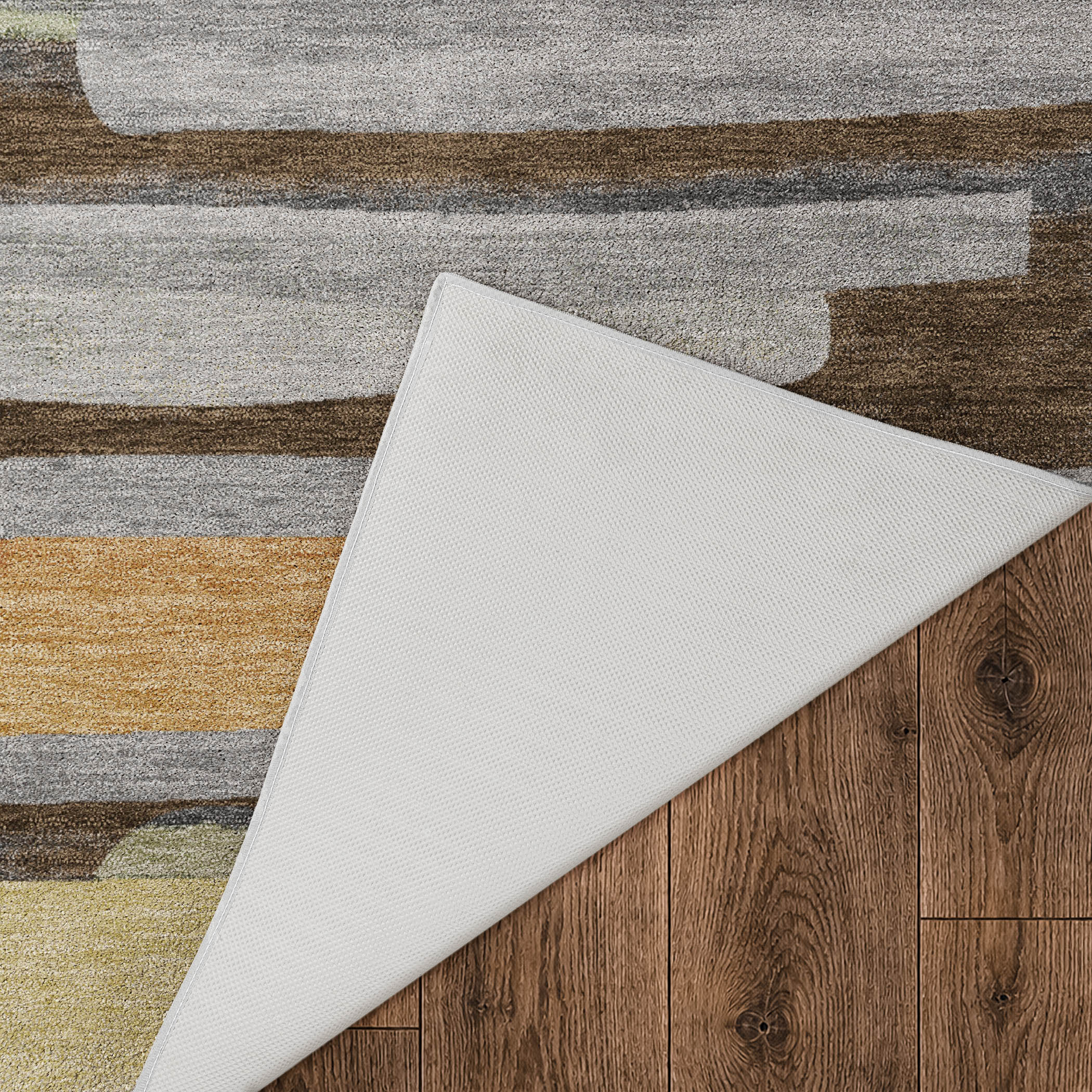 Dalyn Kenner KN7 Chocolate Area Rug Back