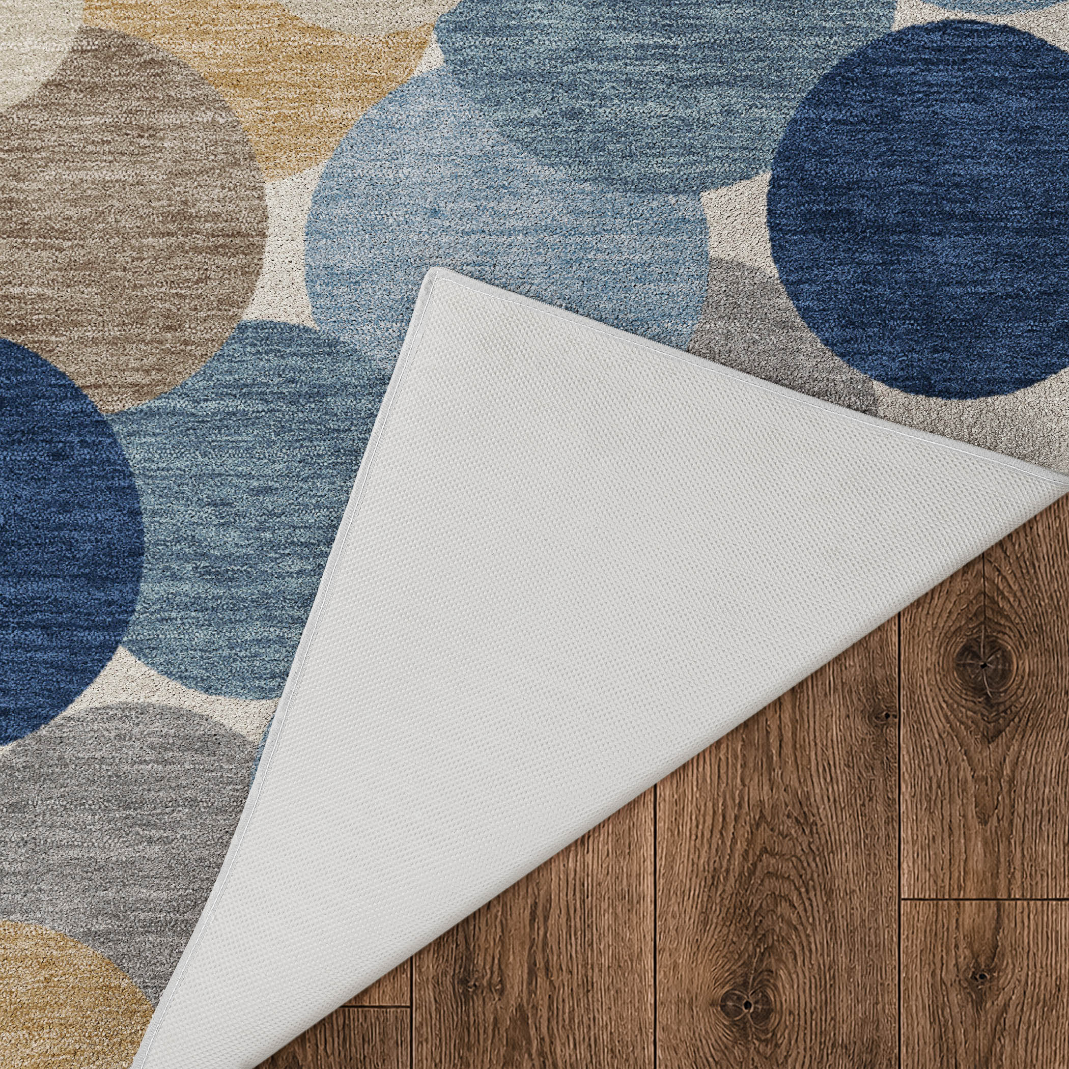 Dalyn Kenner KN9 Blue Area Rug Back