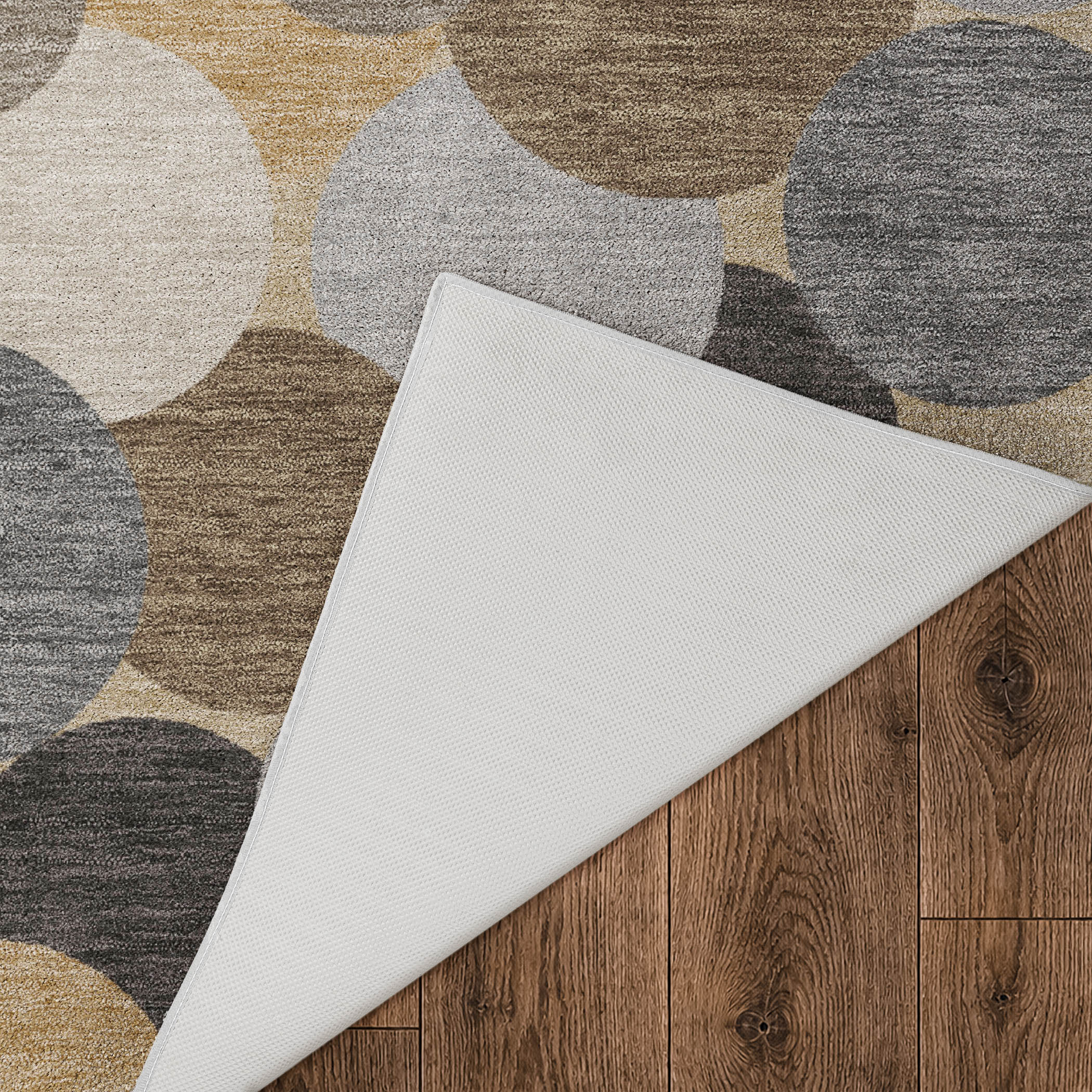 Dalyn Kenner KN9 Gray Area Rug Back