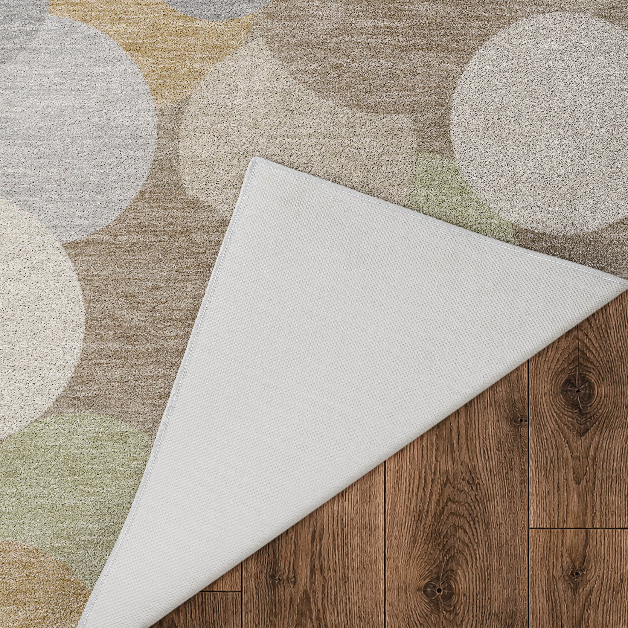 Dalyn Kenner KN9 Khaki Area Rug Back