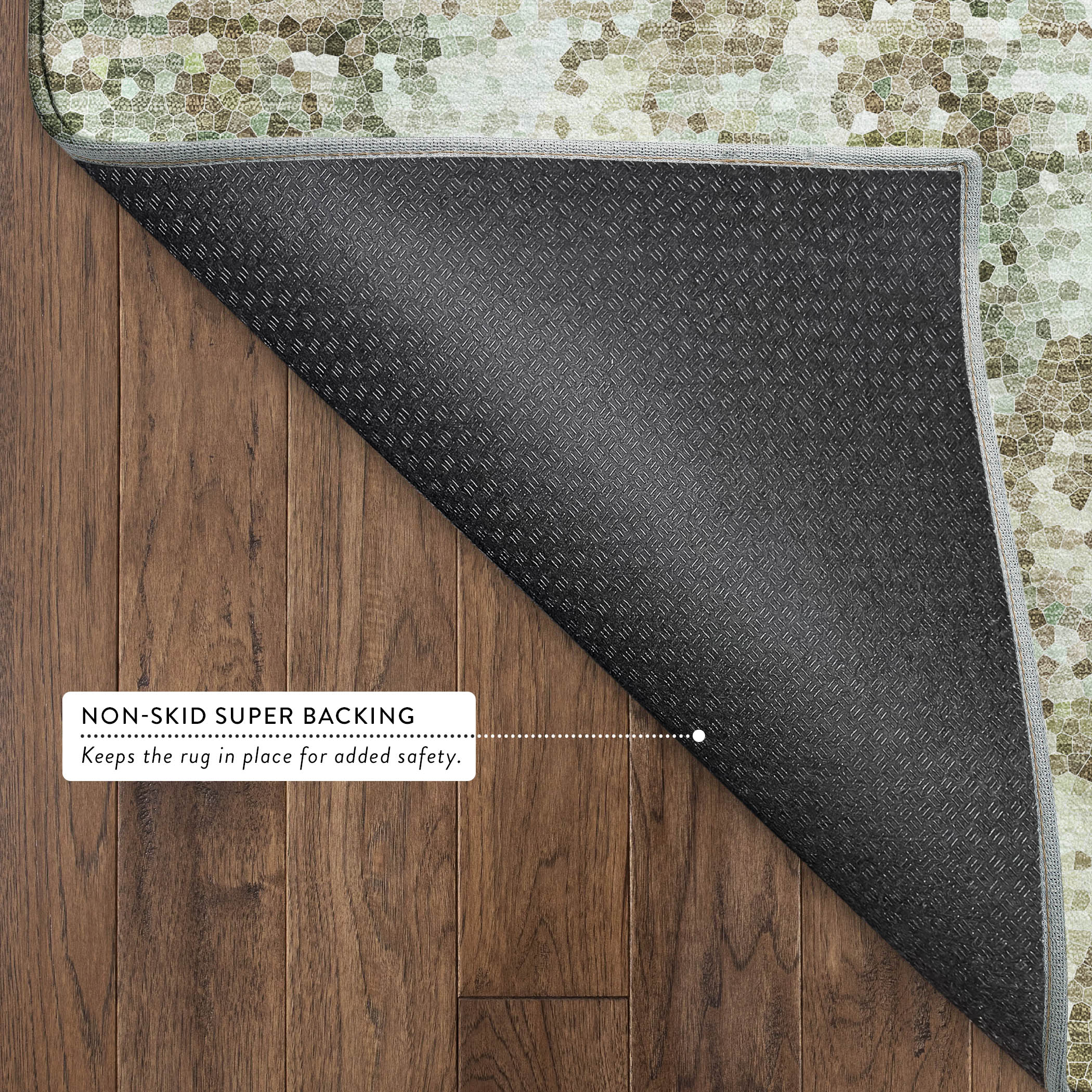 Dalyn Lumara LM2 Aloe Area Rug Back