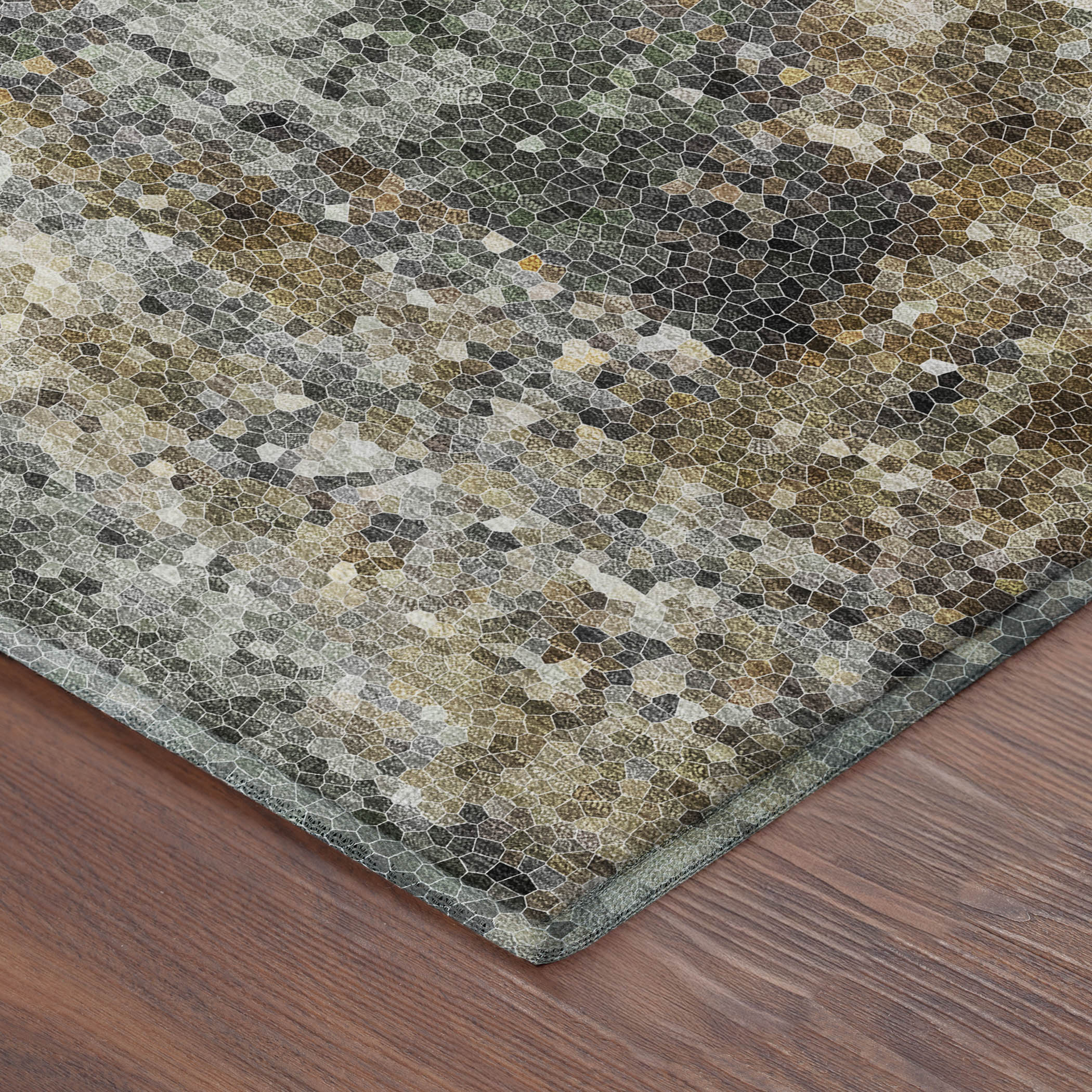 Dalyn Lumara LM2 Khaki Area Rug Corner