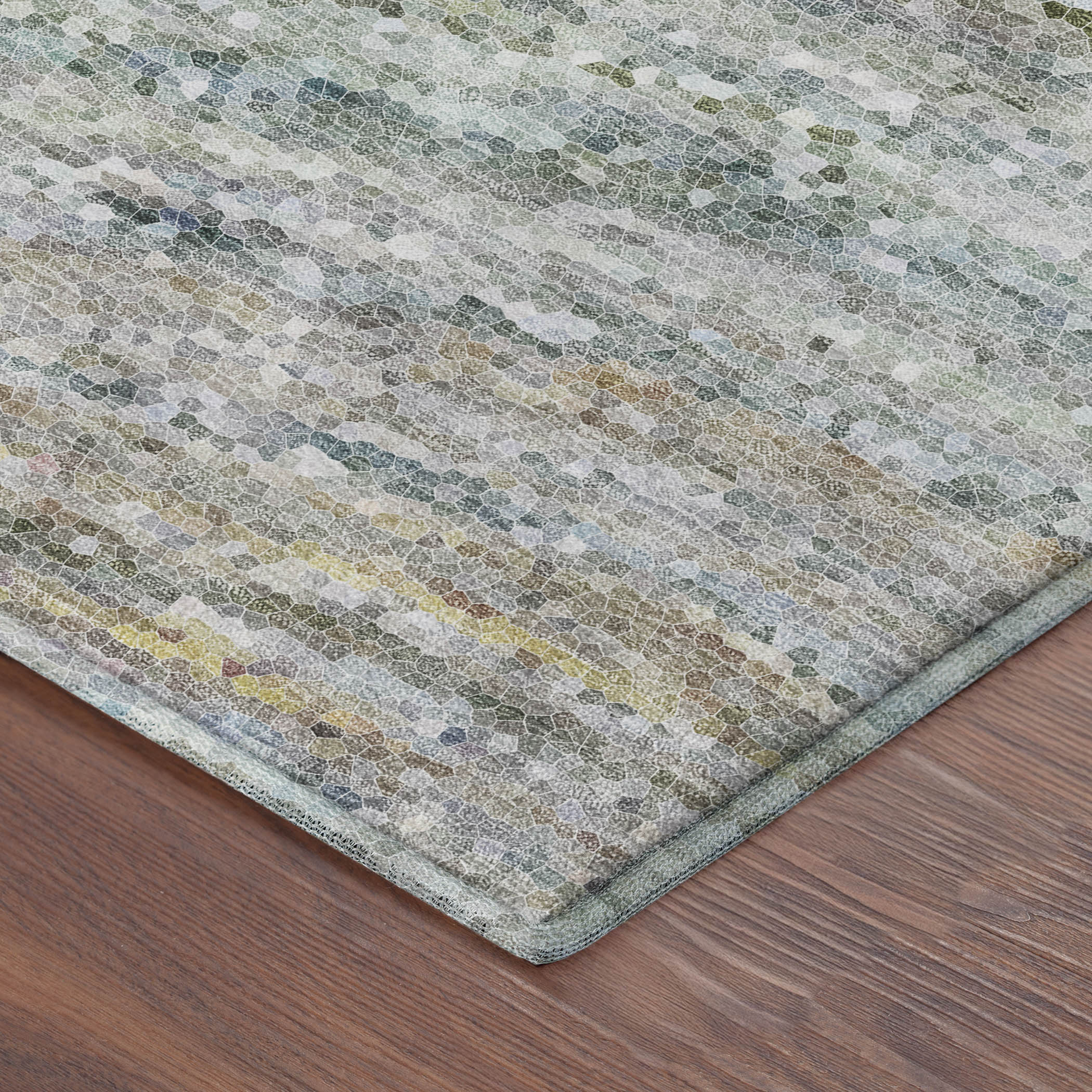 Dalyn Lumara LM3 Sage Area Rug Corner