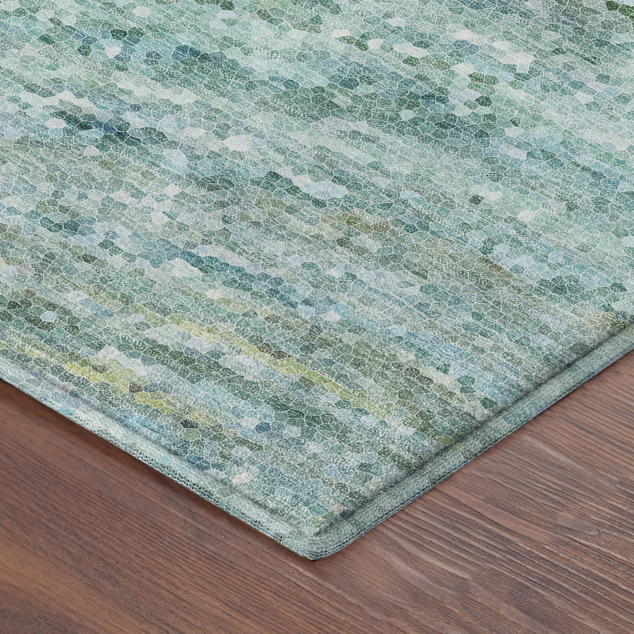 Dalyn Lumara LM3 Teal Area Rug Corner