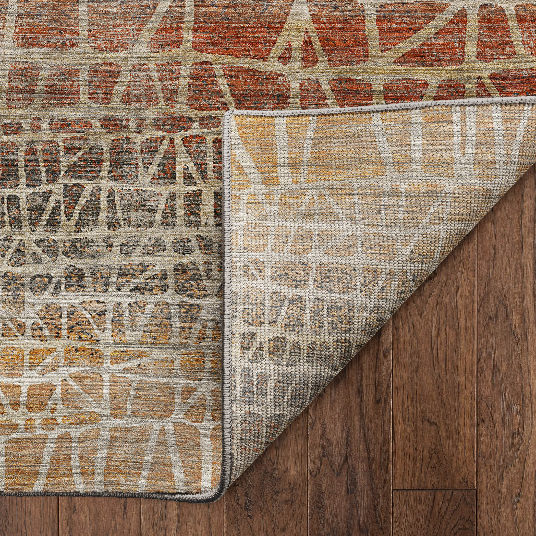 Dalyn Nexus NX1 Copper Area Rug Back