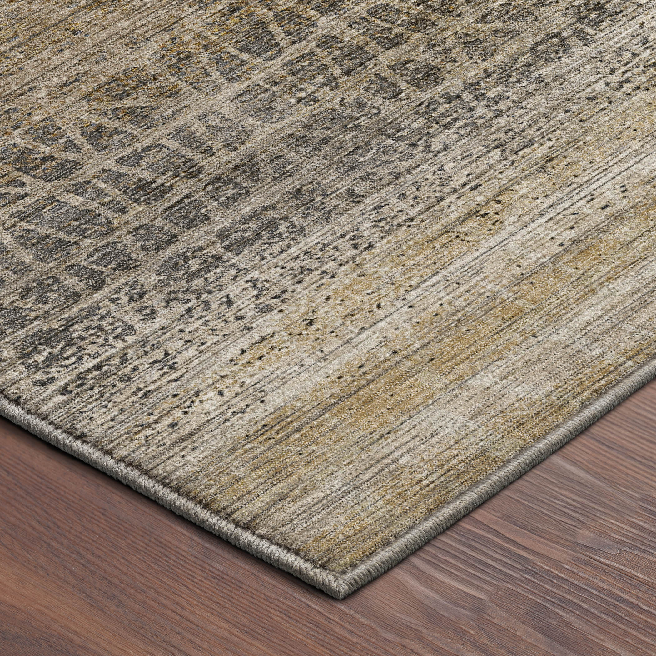 Dalyn Nexus NX1 Beige Area Rug Corner