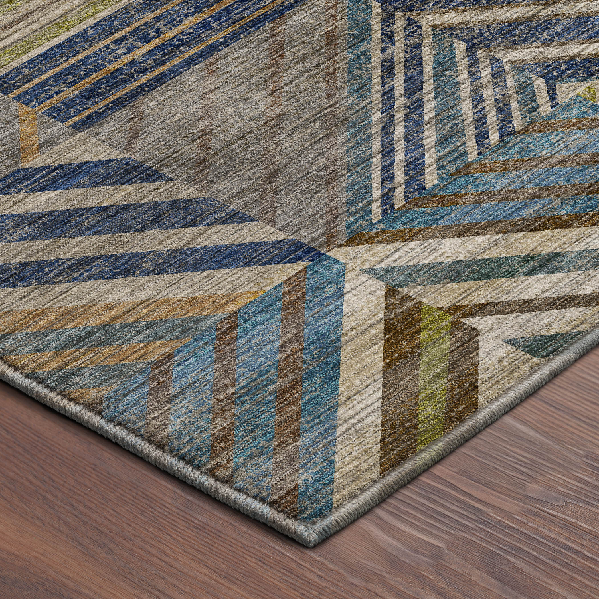 Dalyn Nexus NX2 Denim Area Rug Corner