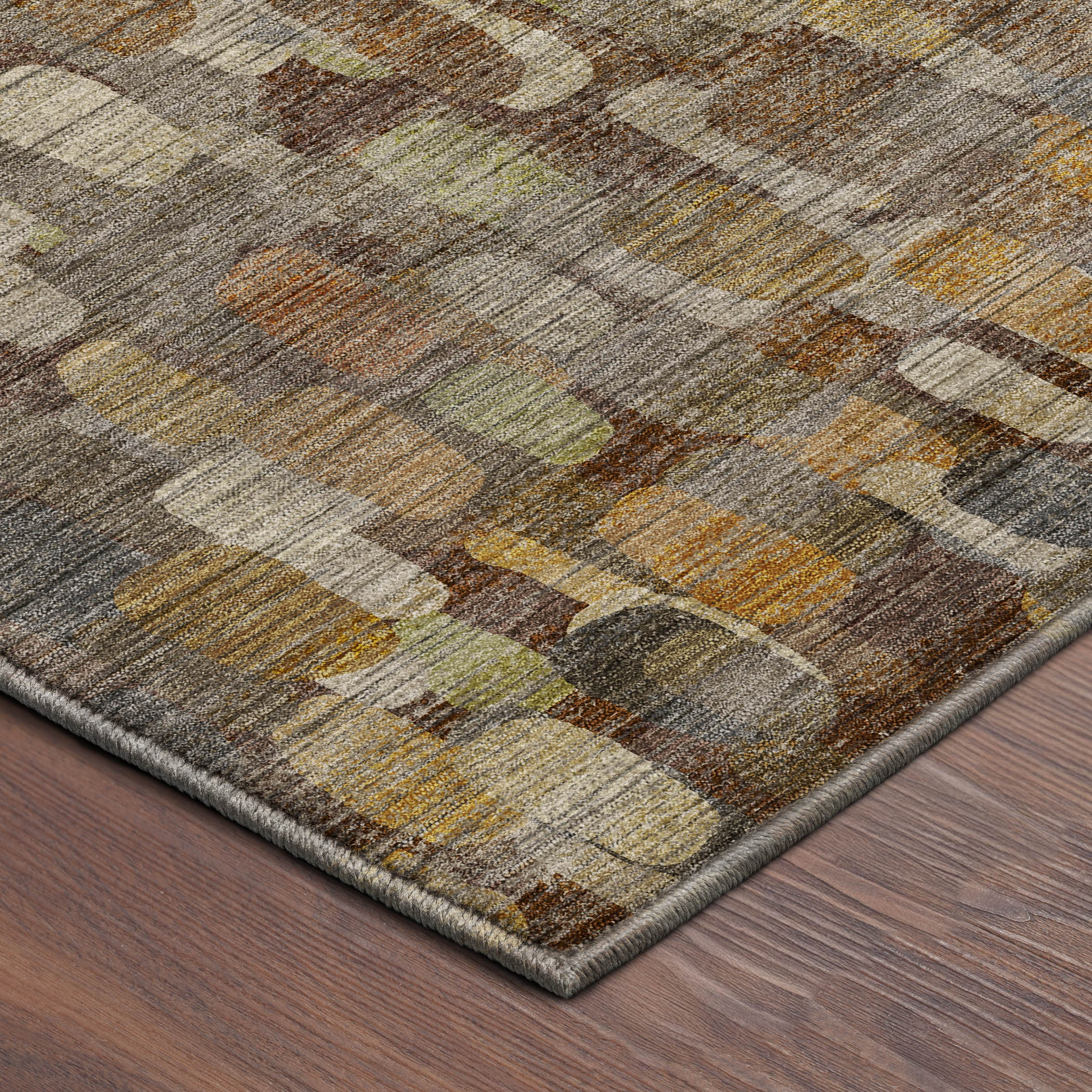 Dalyn Nexus NX4 Chocolate Area Rug Corner