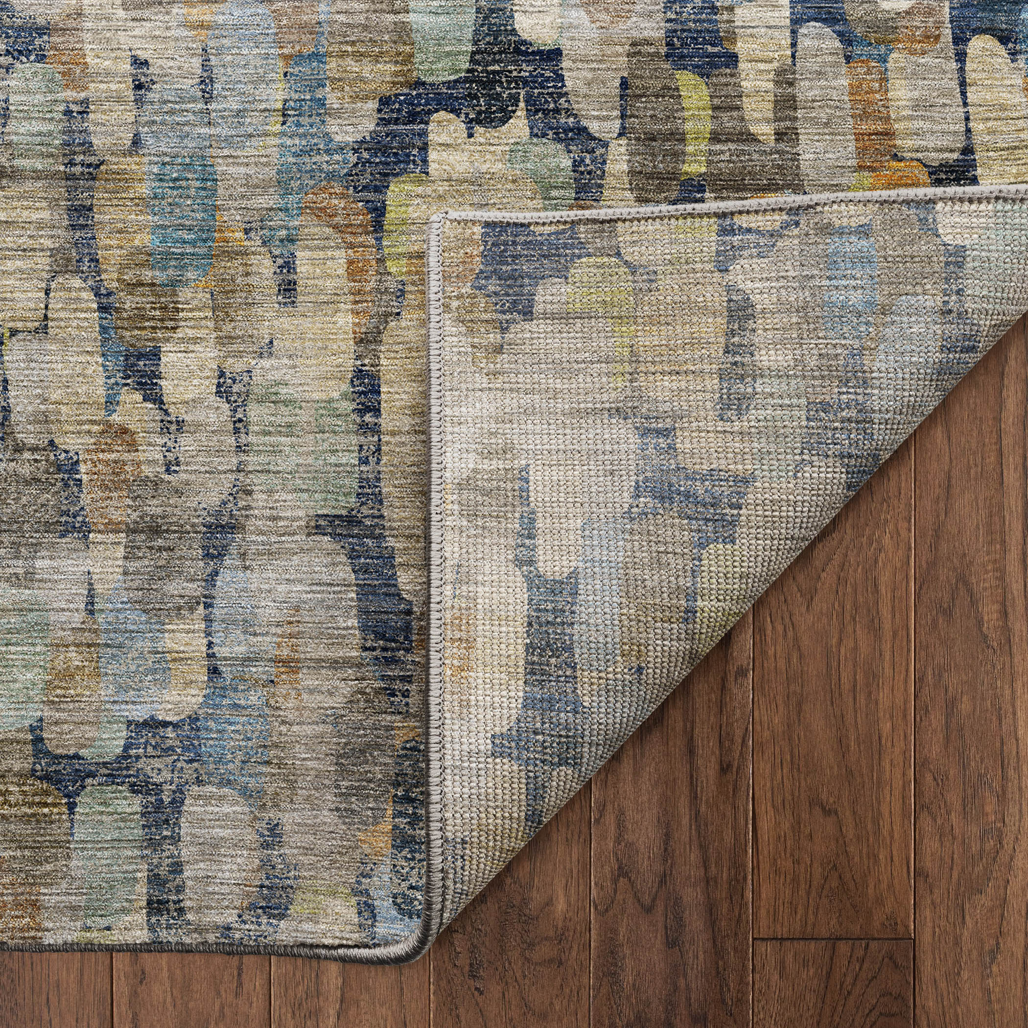 Dalyn Nexus NX4 Navy Area Rug Back