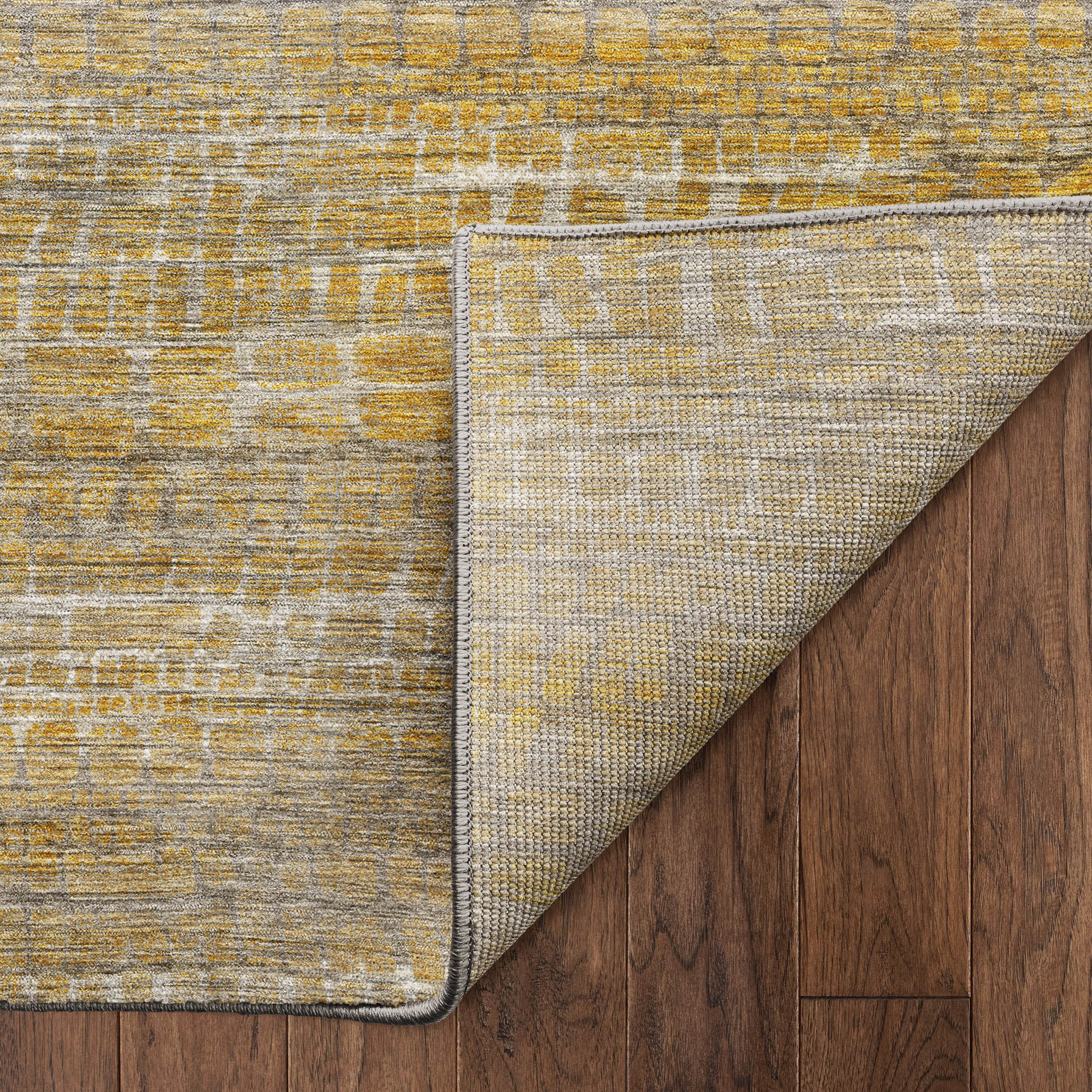 Dalyn Nexus NX5 Gold Area Rug Back