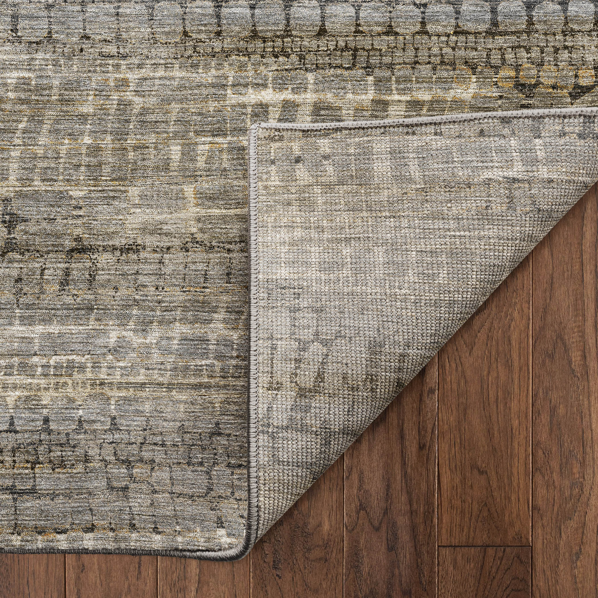 Dalyn Nexus NX5 Gray Area Rug Back