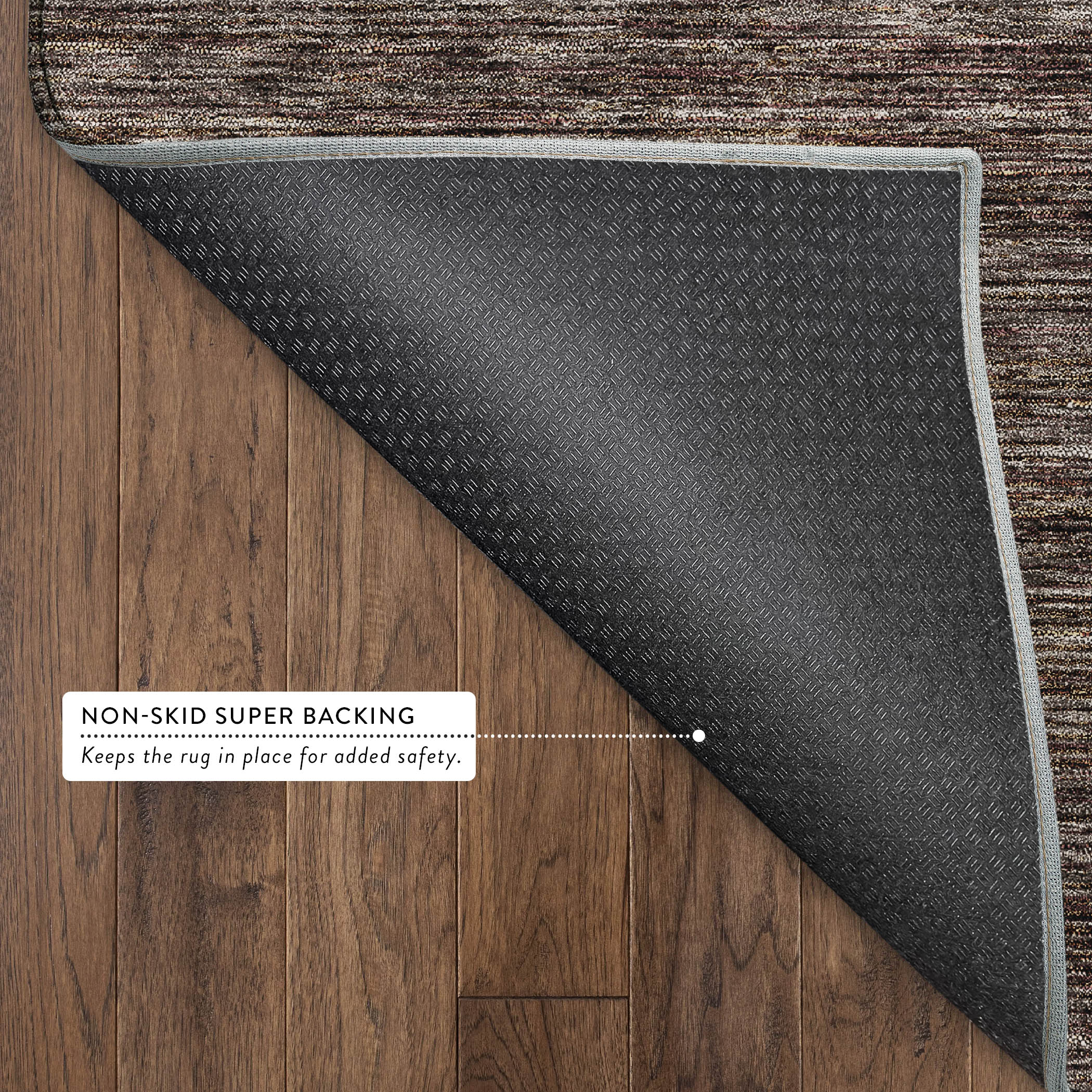 Dalyn Soft Essentials SE1 Fudge Area Rug Back